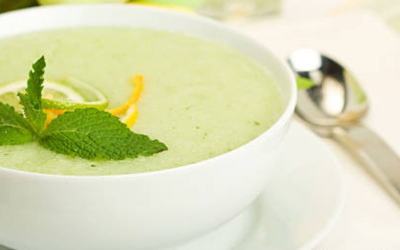 Sopa Fría de Melón y Pepino babycook