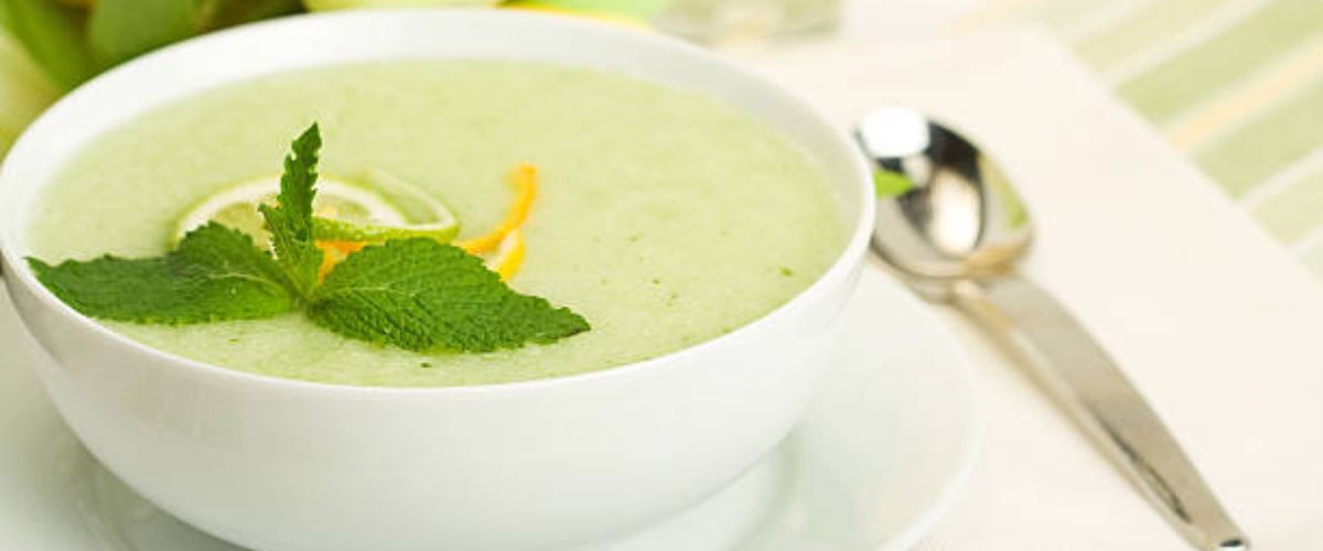 Sopa Fría de Melón y Pepino babycook