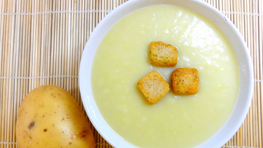 Sopa de Patatas y Puerros