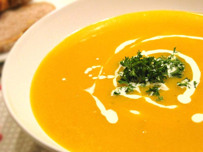 Sopa de Calabaza y Puerro 1 Sopa de Calabaza y Puerro