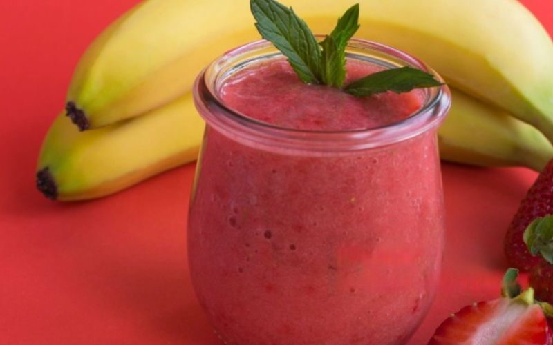 Puré de Fresas y Plátano 2 Puré de Fresas y Plátano