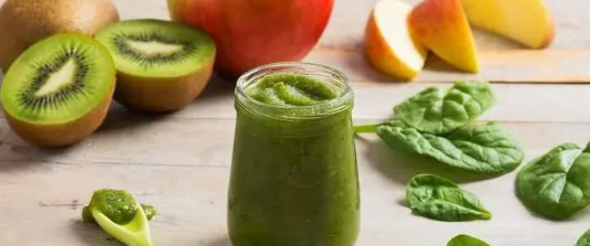 receta kiwi y manzana