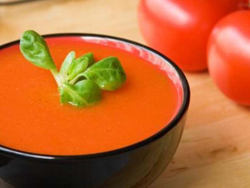 Sopa de Tomate y Judías Verdes 1 sopa de tomate y judias